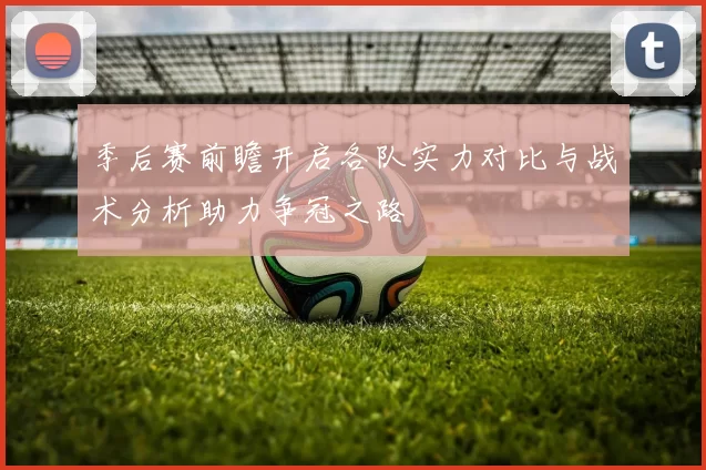 季后赛前瞻开启各队实力对比与战术分析助力争冠之路